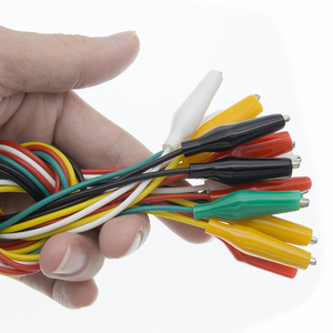 10pcs Alligator Clip 50cm cáp điện tự làm kiểm tra dẫn Alligator đôi kết thúc cá sấu Roach Jumper dây 2.8cm 3.5cm 4.5cm - Product Image 4