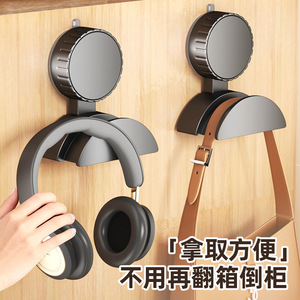 Suction Cup Door Hook Strong Load Bearing Adhesive Wall Hanger For Bag Tie Headphone Storage Multi Use - Product Image 3