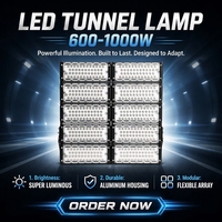 Modules d'éclairage LED en aluminium pour stades et terrains de sport extérieurs, haute luminosité, blanc chaud, certifiés AC CE, 600-1000W, design IP65