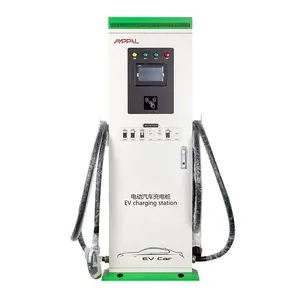 Amppal Elektrisch Voertuig Ev Laadstation Dc Snelle Ev Oplader 40kw 30kw Met Groot Scherm