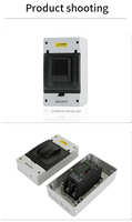 SHXC 2 voies IP66 étanche MCCB disjoncteur boîte de Distribution en plastique boîtier électrique à montage en Surface pour système d'alimentation OEM