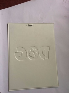 UV 인쇄 양각 금속 플라크 장식 금속 플라크 26x35cm 사용자 정의 양각 장식 "<span class=keywords><strong>DOG</strong></span>" 테마 빈티지 주석 표시 - Product Image 3