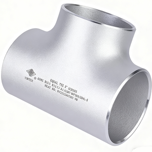 Raccord en T égal en acier inoxydable fabriqué au Vietnam, norme ASME B16.9 A SA403 304 304L 316 316L, haute pression - Product Image 3
