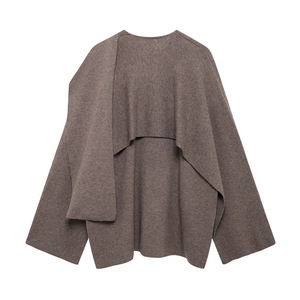 Nuevo Abrigo Holgado de Punto para Mujer, Estilo Capa, Casual y a la Moda - Product Image 6