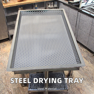 Plateau de séchage perforé en acier inoxydable 304 industriel, utilisation alimentaire et pharmaceutique, four à circulation d'air chaud, grille/plaque de cuisson - Product Image 2