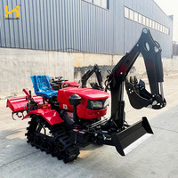 Traktor Mini Pertanian Rumah Kaca Alat Pengolah Tanah Sayuran Mesin Kompak