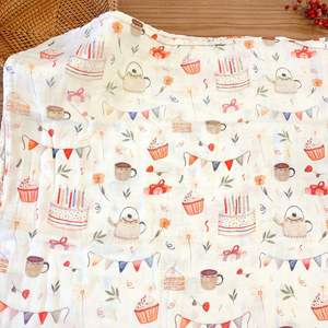 Nouvelle serviette d'emmaillotage pour bébé printemps-été 2026, fine gaze de coton de bambou, 120x120cm, paquet pour salle d'accouchement, housse simple - Product Image 6