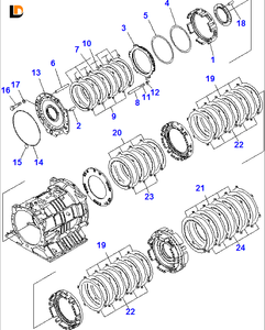 Transmisi KOMATSU perumahan 561-15 71171 - Product Image 1