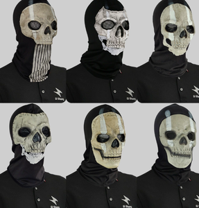 Masque de tête <span class=keywords><strong>Call</strong></span> <span class=keywords><strong>of</strong></span> <span class=keywords><strong>Duty</strong></span> Skull Mask Series pour Halloween, fête costumée, accessoire de farce effrayant - Product Image 3
