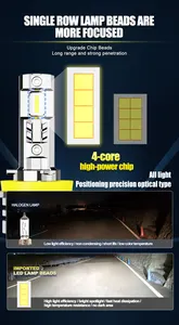 H4 หลอดไฟ LED สําหรับไฟหน้ารถ