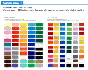 Rollo de <span class=keywords><strong>vinilo</strong></span> de corte de Color mate brillante, película de PVC autoadhesiva, Adhesivo permanente, <span class=keywords><strong>vinilo</strong></span> de corte - Product Image 5