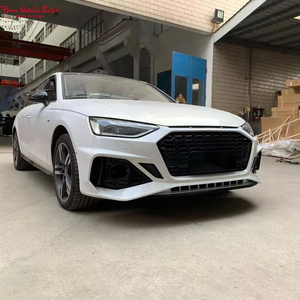 Kit de pare-chocs avant et arrière pour <span class=keywords><strong>Audi</strong></span> A4 S4 B9.5 2020-2024, style RS4, kit carrosserie complet avec diffuseur et calandre. - Product Image 4