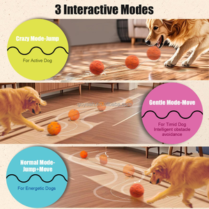 Jouet interactif <span class=keywords><strong>pour</strong></span> <span class=keywords><strong>chien</strong></span>, résistant aux morsures, balle <span class=keywords><strong>pour</strong></span> <span class=keywords><strong>chien</strong></span> en E-TPU, jouet automatique électrique <span class=keywords><strong>pour</strong></span> animaux de compagnie - Product Image 3