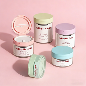 Contenants en plastique, grands pots cosmétiques vides à large ouverture, pots de rangement pour échantillons de maquillage avec couvercles pour lotion, crème, maquillage - Product Image 6