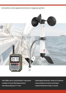 Anemómetro Inalámbrico Digital WR-3 Plus para Grúas Torre, Medidor de Velocidad de Viento Inalámbrico para Grúas Móviles y Grúas Torre - Product Image 6