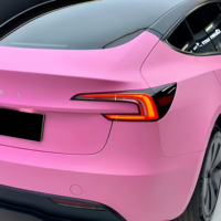 Film de protection de voiture en vinyle PET TPU Cast Skin-Touch, résistant aux rayures, rose clair, finition mate, 1,52 x 16 m / 5 x 55 pi, vente en gros d'usine