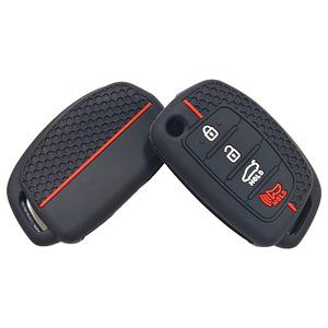 Étui de <span class=keywords><strong>clé</strong></span> en silicone pour <span class=keywords><strong>Hyundai</strong></span> Ix35 IX45 IX25 I10 I20 <span class=keywords><strong>I30</strong></span> HB20 Sonata Verna Solaris Santa Elantra Mistra Creta Tucson - Product Image 2