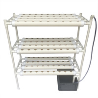 Système de culture hydroponique vertical automatique à 3 couches, directement de l'usine, avec pompe, canal NFT commercial, économie d'eau, plantation de légumes