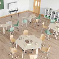 Vente en gros de bureaux de conférence de luxe avec table d'apprentissage rotative pliante à roulettes Tables de salle de réunion pliées