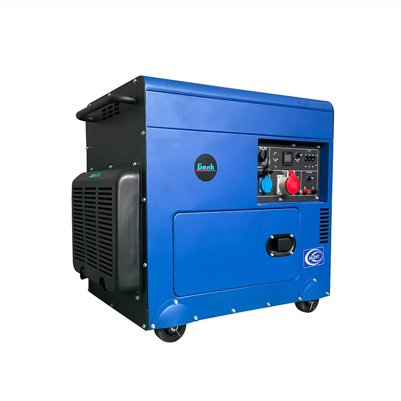 Standby China Generator Electric High Voltage Motor Magnetic 7kva 7kw 8kw Air Cooled Single Phase Silent Diesel Generator