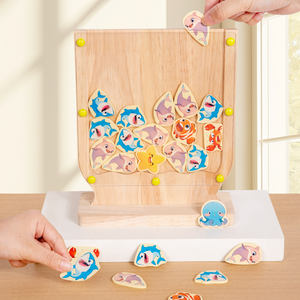 Gioco di Strategia Classico a Forma di Dinosauro per Adulti e Bambini, Gioco Interattivo in <span class=keywords><strong>Legno</strong></span> 5 in Fila - Product Image 3
