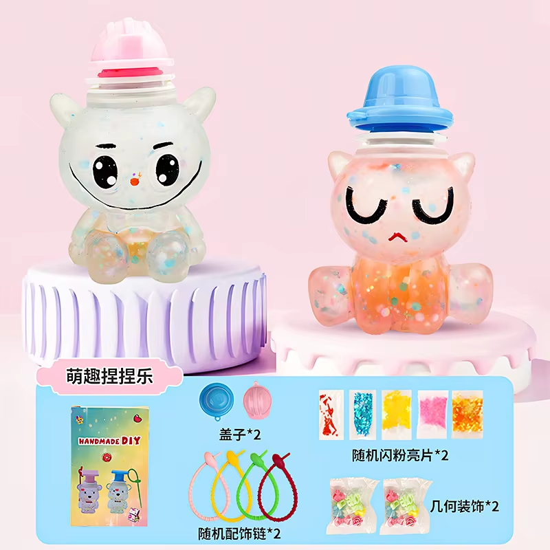 Diy water injection squeeze toy + angel-2 pieces