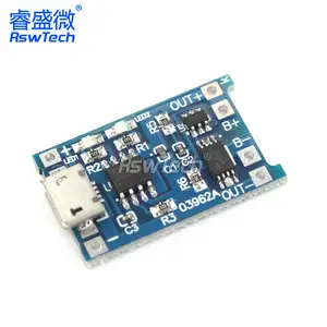Tp4056 Oplaadbord Module Micro Usb Type-C USB-C Power Bank Tp 4056 Pcb Montage Board Betrouwbare Mini Tp4056 Oplaadmodule