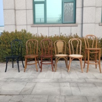 Chaise de salle à manger empilable en bois courbé pour événements, location de mobilier de mariage en gros