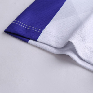 Thiland quality stripe white football jerseys soccer jersey sublimate - Product Image 6