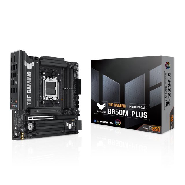 2025 TUF GAMING B850M-PLUS DDR5 AM5 Desktop Gaming Motherboard PCIe 5.0 M.2 DDR5 8000+MT/s 9950X 3D Intel SATA AMD Socket PC