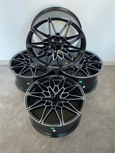 YXQ 18*8 18*9 5*112 + <span class=keywords><strong>25</strong></span> + <span class=keywords><strong>35</strong></span> 66.56 roue noir brillant 6061-t6 alliage d'aluminium forgé jantes personnalisées pour BMW - Product Image 6