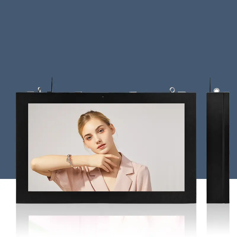 55 Inch Indoor Digitale Touchscreen Kiosk Muur Gemonteerde Display Reclamemachine