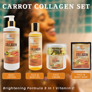 Set di Cura della Pelle OEM all'Ingrosso con Vitamina C Organica, Trattamento Sbiancante per Macchie Scure alla Carota per Donne - Product Image 2