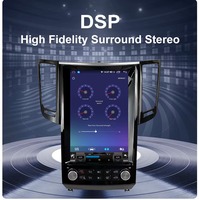 Lecteur multimédia de navigation GPS Android 14 avec écran tactile de 12,1 pouces, Bluetooth stéréo pour Infiniti FX35 FX37 FX50