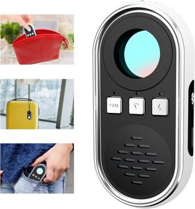 ตัวค้นหากล้องซ่อนอุปกรณ์ป้องกันการสอดแนมขนาดเล็กแบบพกพาเครื่องตรวจจับสายลับกันขโมยพร้อมไฟ LED สำหรับใช้ในโรงแรม - Product Image 5