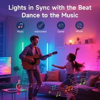 Lampadaire LED RVB moderne Contrôle tactile Lumière debout Durée de vie Changement de couleur Éclairage de fête/Lumières de disco/Lumières de DJ