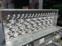 Tube d'aileron en spirale de refroidisseur d'air de radiateur de refroidissement d'huile/eau compact de rendement élevé pour des systèmes d'alimentation de machines