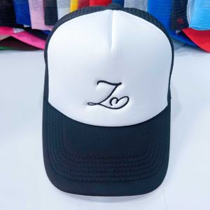 Gorras de béisbol personalizadas con estampado completo para adultos, gorra de camionero con visera curva publicitaria de malla con marco - Product Image 5