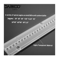 Optique de qualité architecturale: Lentille linéaire 3535 LED avec panneau acrylique, lumière de pâturage étanche pour l'éclairage de bureau