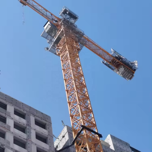 Grue à <span class=keywords><strong>tour</strong></span> d'occasion <span class=keywords><strong>de</strong></span> haute qualité QTZ160 6515-10, capacité 10t, hauteur <span class=keywords><strong>de</strong></span> levage max. 270m, pointe <span class=keywords><strong>de</strong></span> flèche acérée, moteur <span class=keywords><strong>de</strong></span> boîte <span class=keywords><strong>de</strong></span> vitesses - Product Image 1