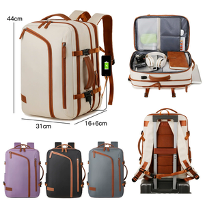 Custom Logo High-appearance Business Computer <b>Backpack</b> Men <b>Women</b> Large Capacity Closure Polyester <b>Laptop</b> <b>Backpack</b> - Product Image 2