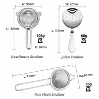 Kit de Barman 11 Pièces Multicolore en Acier Inoxydable 304 de Qualité Alimentaire pour Bar à Domicile – Vente en Gros Usine – Idéal Cadeau