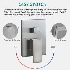 Nhà Máy Trực Tiếp Giá Treo Tường Cầm Tay Mưa Mixer Vòi Hoa Sen Đặt Áp Lực Cao Lượng Mưa Đầu Vòi Hoa Sen - Product Image 4