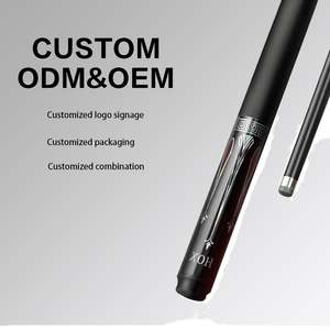 Queue de billard professionnelle de haute qualité en bois d'érable, manche en fibre de carbone, joint en acier inoxydable, légère et durable pour le snooker - Product Image 1