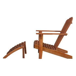 เก้าอี้อะคาเซียพร้อมที่วางเท้ากลางแจ้งทำจากไม้อะคาเซียพร้อมที่วางเท้าสำหรับคาเฟ่เลานจ์สวนรับประทานอาหารลานชายหาดระเบียงใช้ - Product Image 5