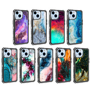 Lichicase transparente a prueba de golpes diseño de mármol personalizado funda de teléfono con purpurina para <span class=keywords><strong>ZTE</strong></span> <span class=keywords><strong>Blade</strong></span> V50 Vita funda móvil para Spark Go 1 10C - Product Image 1