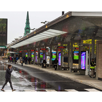 IP65 Outdoor Digital Signage Double Side Totem Led Screen La publicité extérieure a mené les affichages d'affiches pour un usage commercial