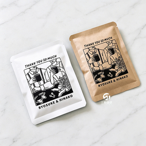 Custom 3 Side Seal Kraft Paper <b>Packaging</b> <b>Bags</b> | Aluminum Foil Moisture Proof for Tea Coffee Nuts Sachets - Product Image 5