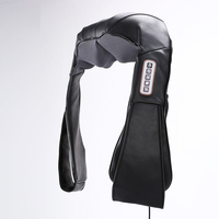 Masseur électrique pour le cou et les épaules, nouveau design, avec fonction chauffante, adaptateur pour voiture, massage complet du corps