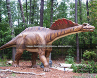 Modèle de dinosaure animatronique Amargasaurus, dinosaure à long cou animé